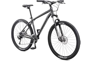 Mongoose Switchback Comp Expert Sport Trail Mountain Bike for Adult Men Women, 16/18/21-Speed Options, 27.5-Inch Wheels, Disc Brakes, Small Medium or Large Aluminum Frames, Hardtail Bicycles
