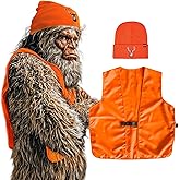 Klarny Outdoors Blaze Orange Hunting Hat and Vest - Premium, High Performance Deer Beanie and Hunting Vest