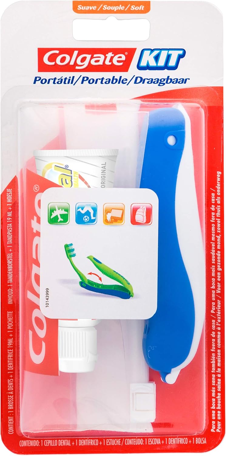 COLGATE kit viaje cepillo y crema dental: Amazon.es: Salud y ...