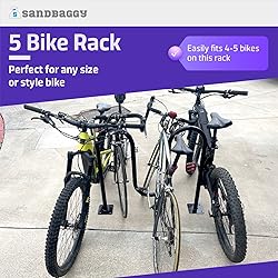 Sandbaggy Commercial Dual Loop Wave Bike Racks - 5