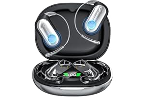 MOZC AI Translation Earbuds Real-Time 168 Languages Translator Earbuds, 4-in-1 Translation Device, 50H Playtime with OWS Touch Screen, Bluetooth 5.4 Translate Headphones for Travel, Business, Learning