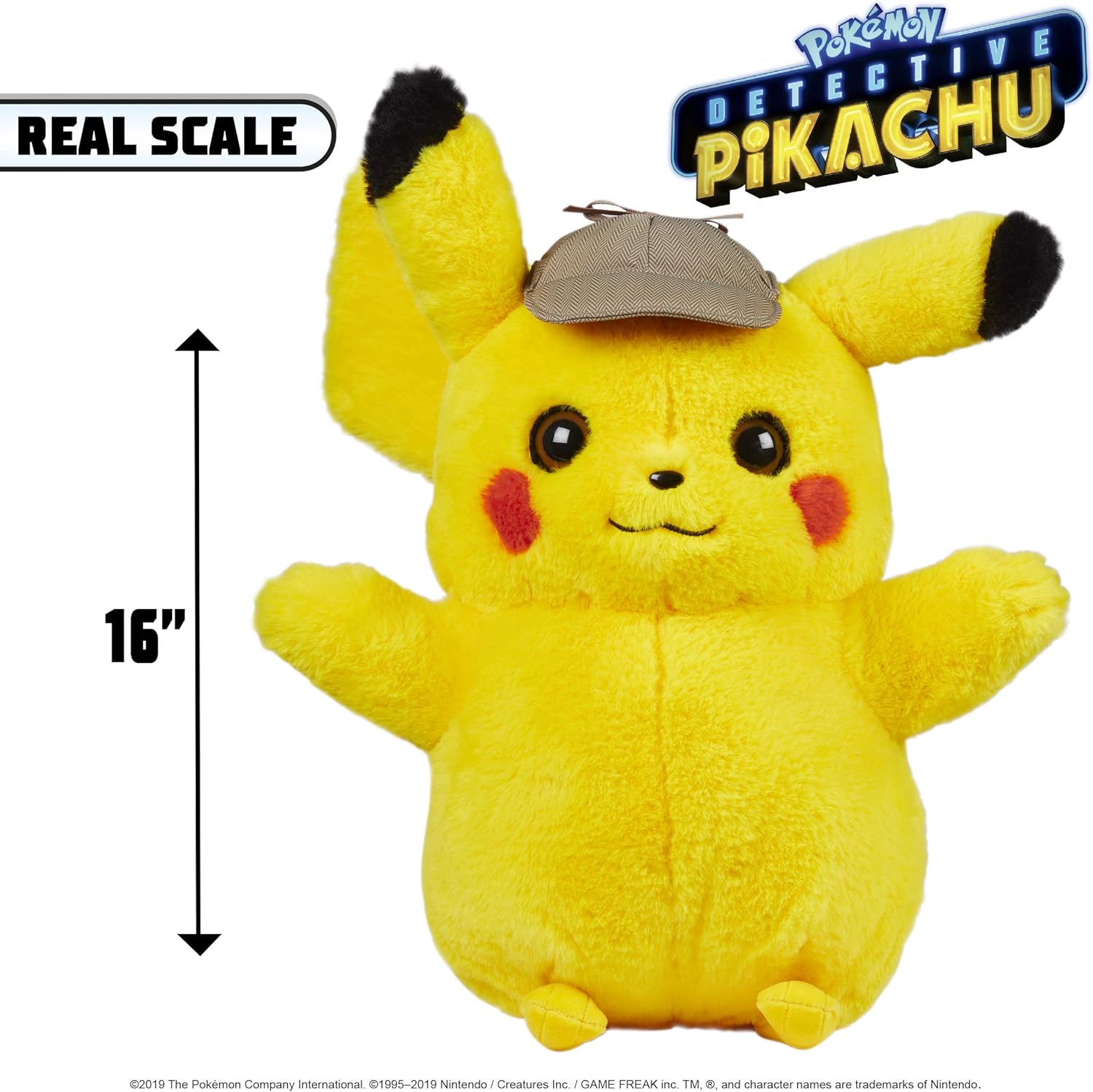 detective pikachu peluche original