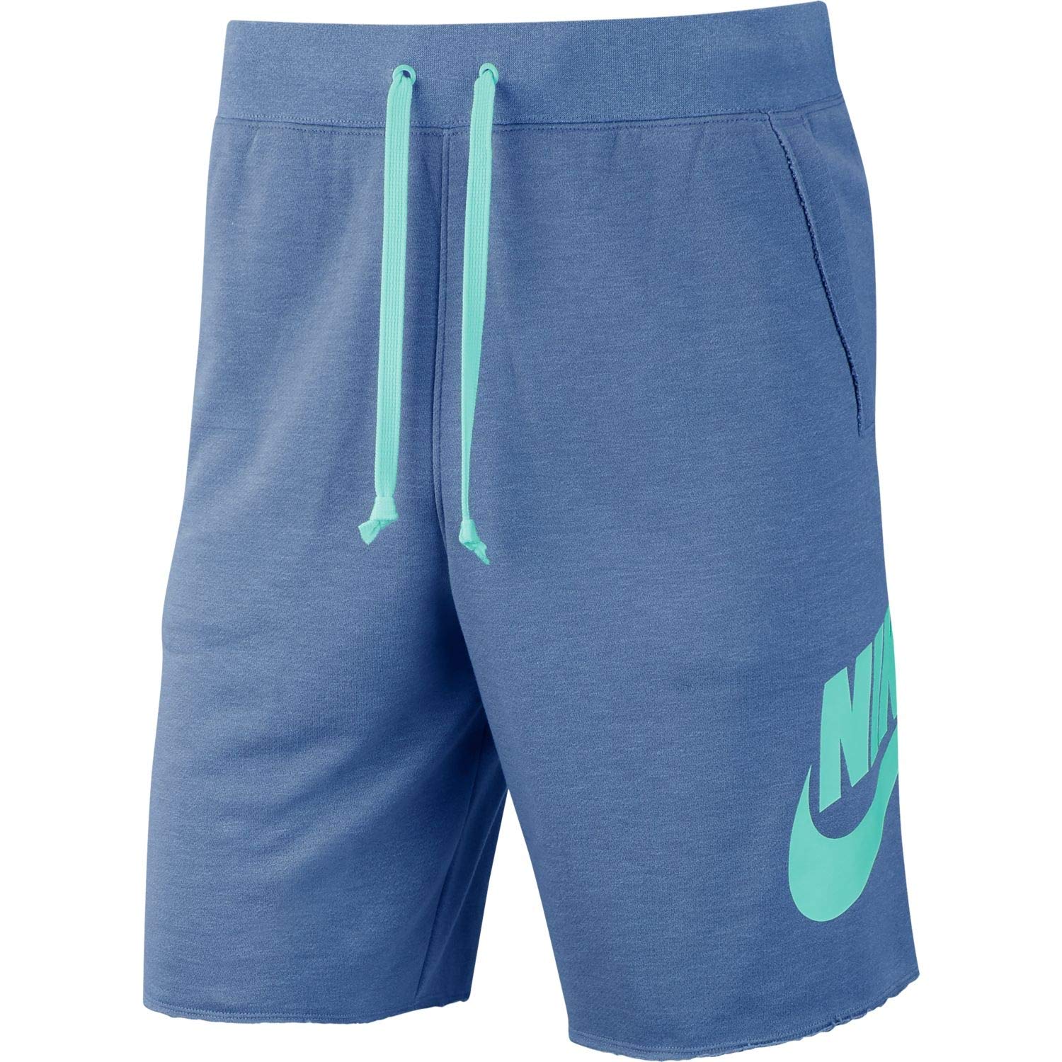 Amazon.com: Nike Mens Alumni Fleece Sweat Shorts Indigo ...