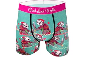 Good Luck Undies Men's Christmas Boxer Brief Underwear