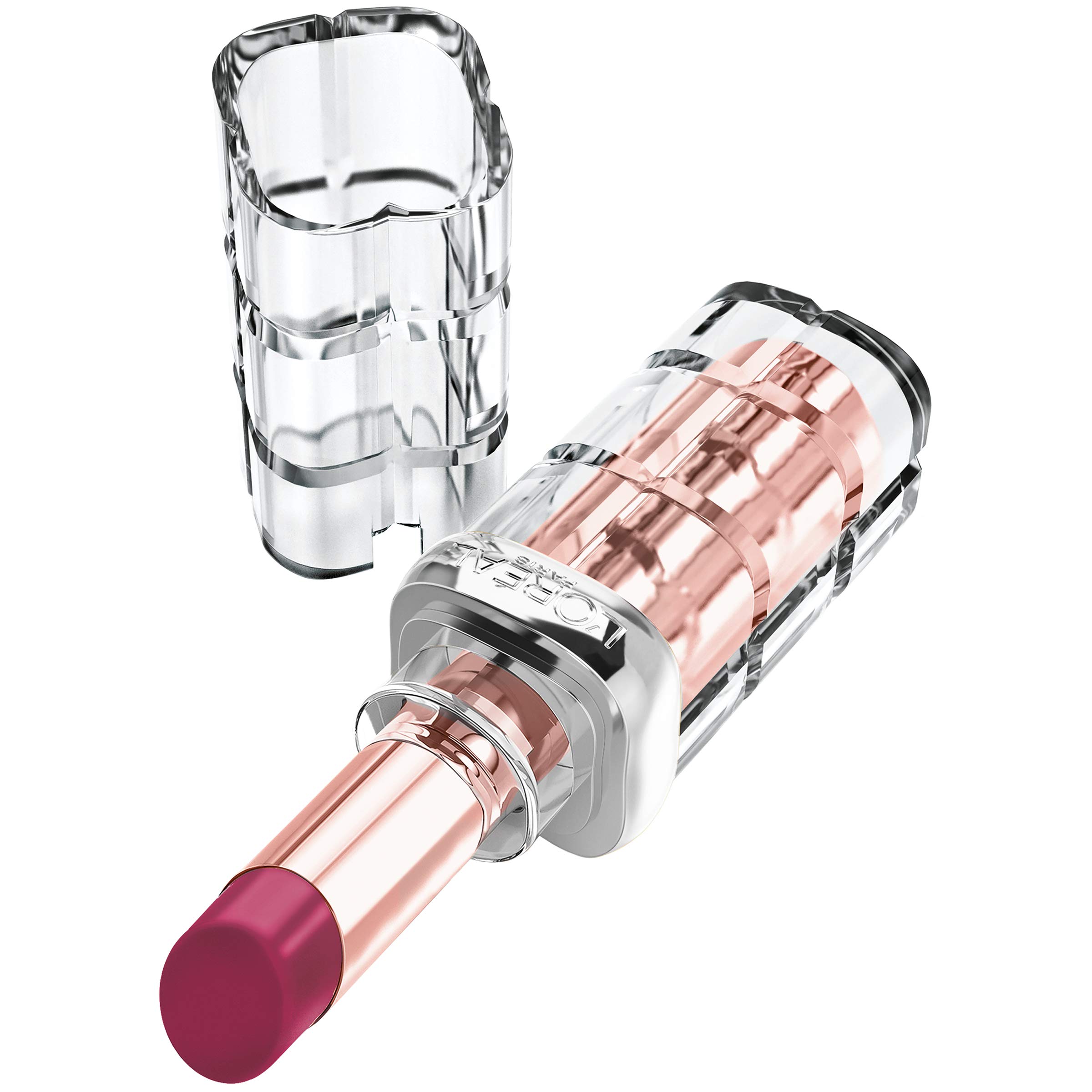 L'Oreal Paris Makeup Colour Riche Plump and Shine Lipstick, for Glossy, Radiant, Visibly Fuller Lips with an All-Day Moisturized Feel, Wild Fig Plump, 0.1 oz.