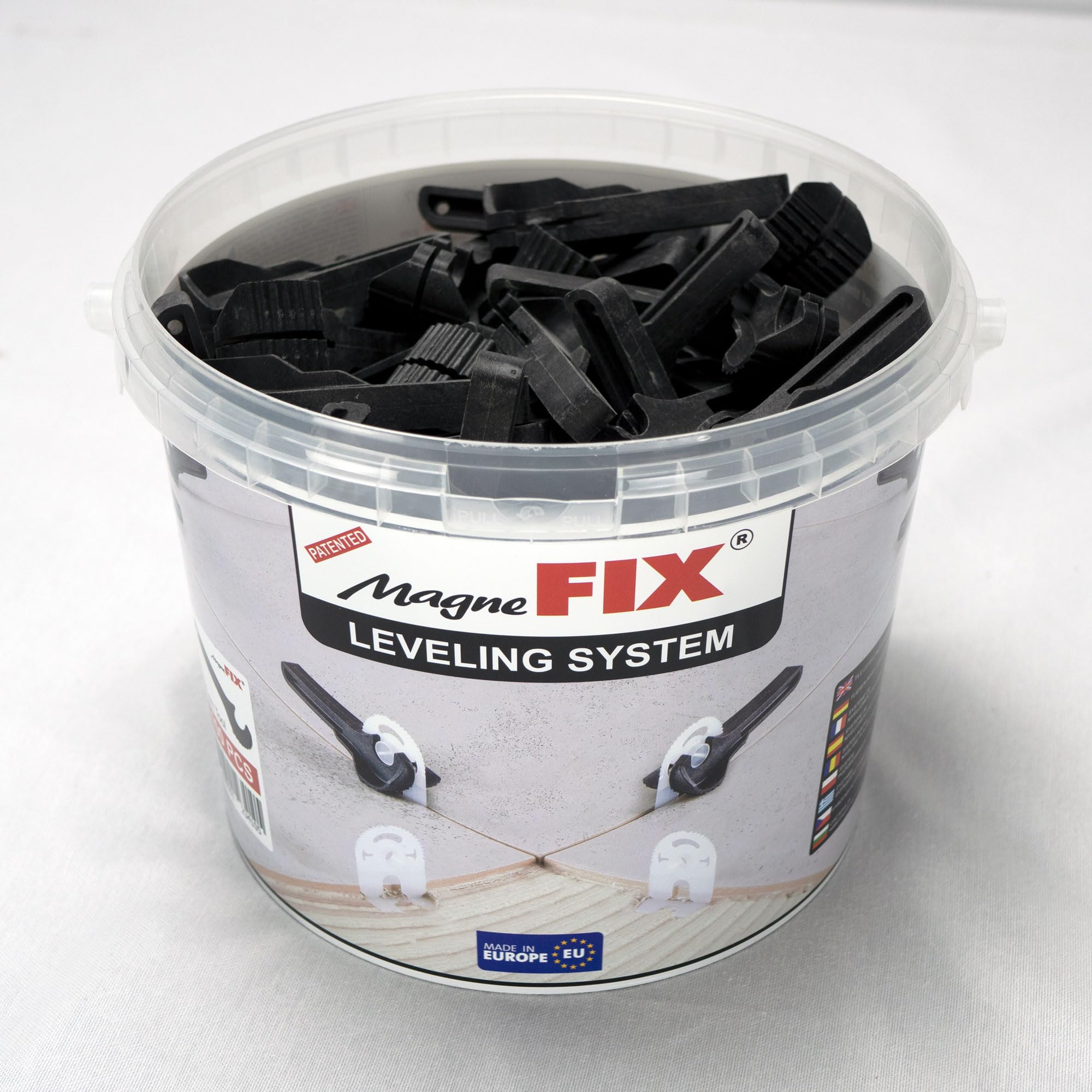 MagneFIX Cam Tool, Reusable Tile Levelling System for Large Tile & Stone Installation, for Fast, Tool-Free Levelling & 1–3mm Grout Spacing