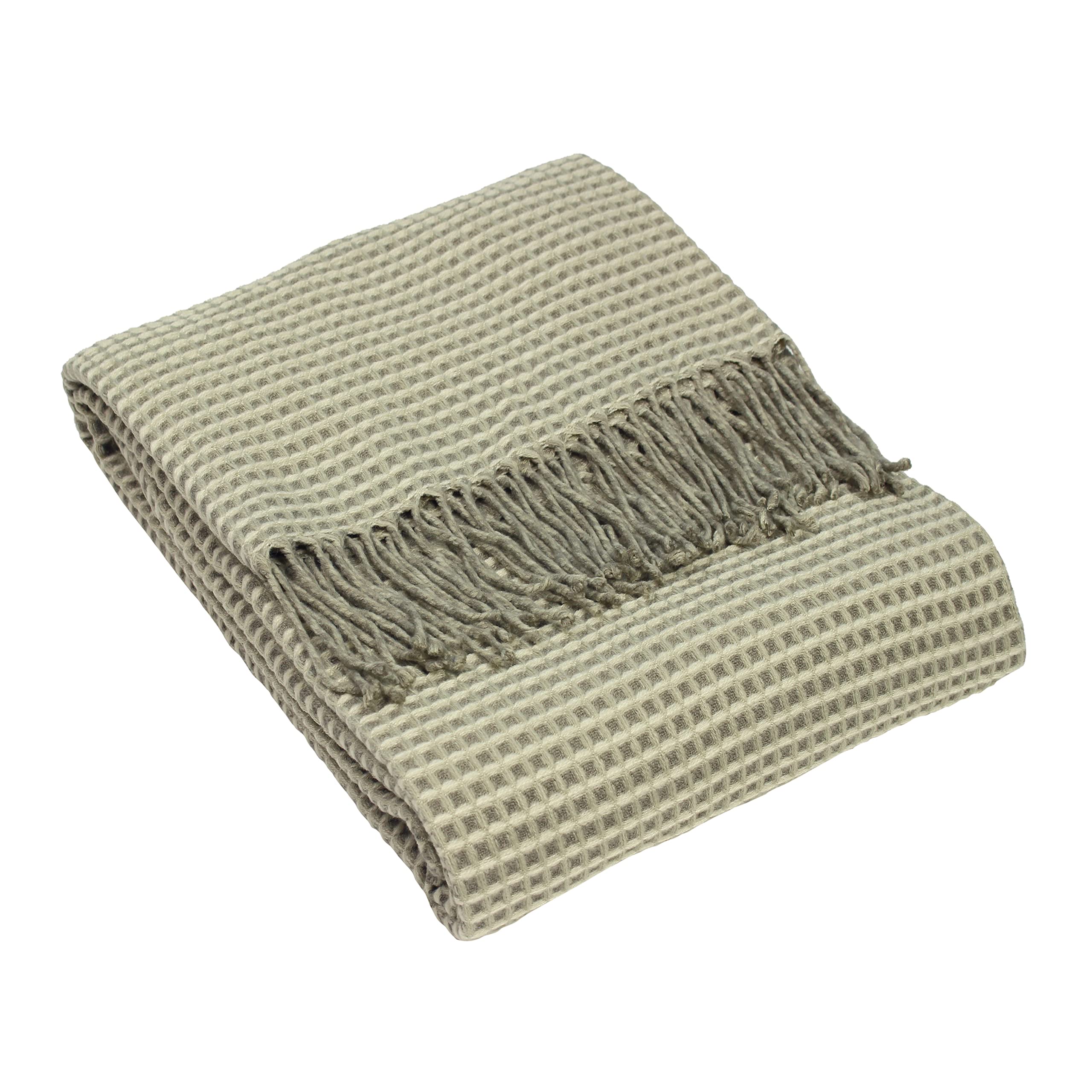furn. Rowan Throw, Natural, 132 x 180cm