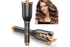 Goinsound Automatic Hair Curler Easy Curling Iron Wand 1 Inch Auto Self Rotating Curling for Women and Girl