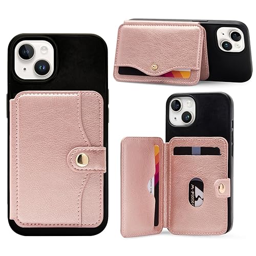 M-Plateau Slim Leather Wallet Phone Case, Adhesive Card Holder Compatible  with Most Smartphones (Pink) in Kuwait Whizz Adhesive Card Holders