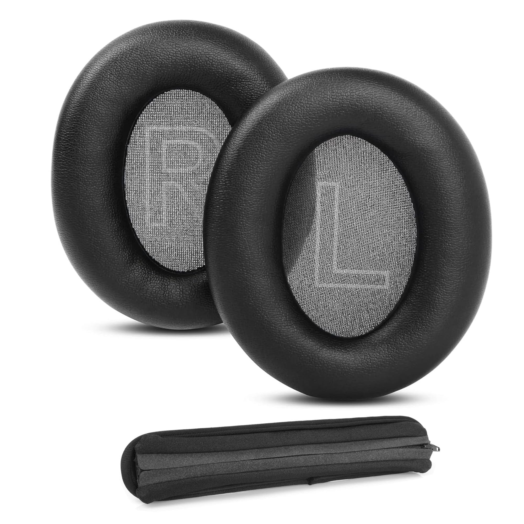 HAIZEEN Life Q20BT Headphone Earpads and Headband cover Compatible with Anker Soundcore Life Q20BT Q20 Headphones(Protein Leather and Memory Foam ear cushions)