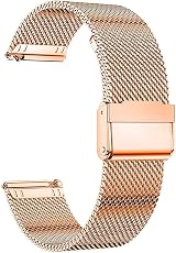 MUENShop 22mm Quick Release Stainless Steel Watch Strap Black Loop Samsung view 1