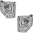 Garage-Pro Driver and Passenger Side Headlight for Jeep Liberty 2008-2012 Halogen With bulb(s) Replaces# 55157339AE 55157338AE