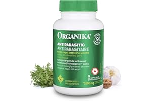 Organika Antiparasitic Capsules with Wormwood & Black Walnut Hull | Herbal Cleanse for Intestinal & Digestive Health | 7-Day 