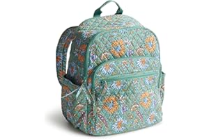 Vera Bradley Premium Cotton Bancroft Backpack, Gemstone Paisley