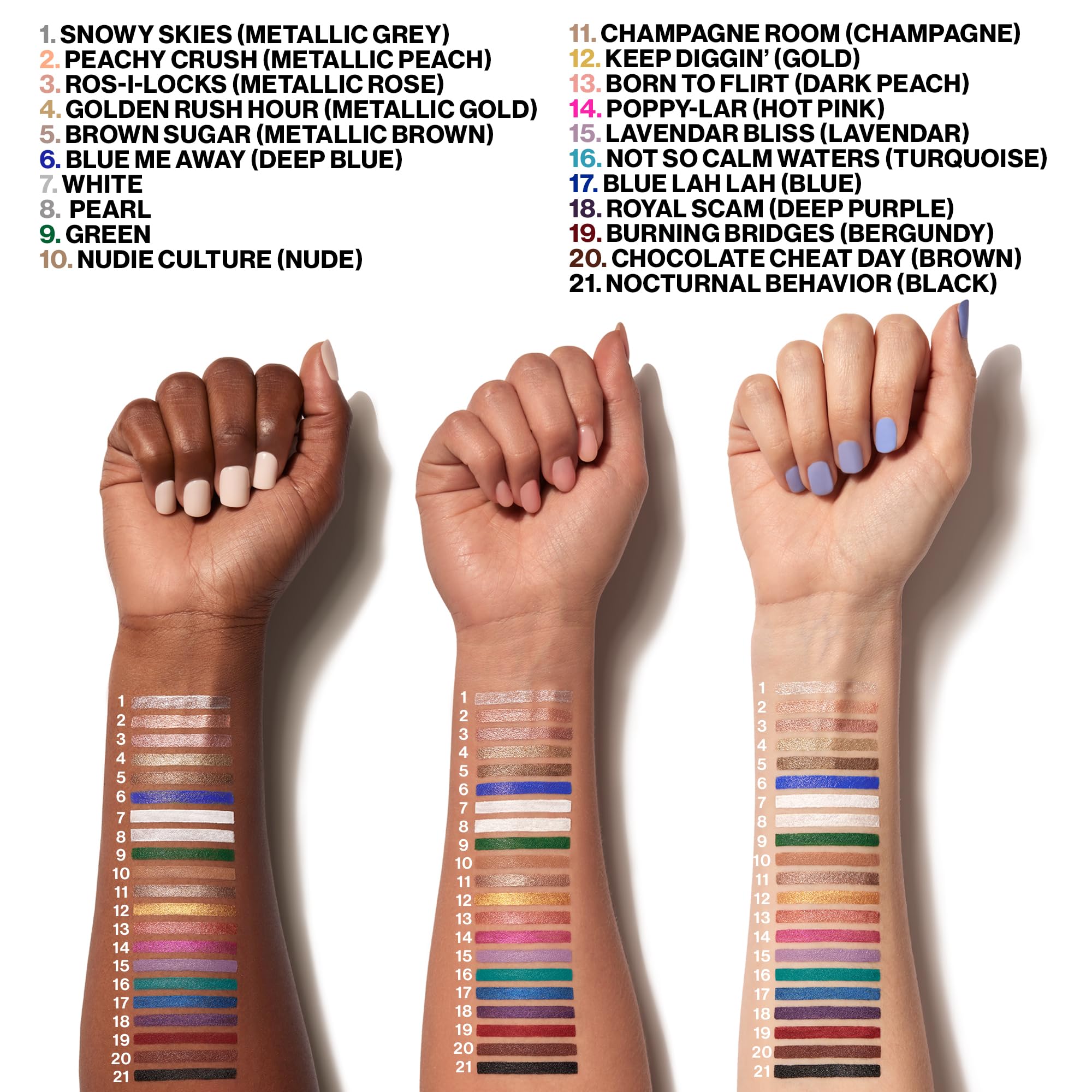 wet n wild Color Icon Cream Eyeliner Eyeshadow Multi-Stick, Moisturizing, Nourishing Velvety Cream-to-Powder Buildable & Blendable Formula, Cruelty-Free & Vegan - Nocturnal Behavior