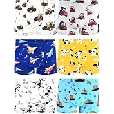 BliBliTaTa Boys Underwear, Soft Cotton Tagless Boxer Briefs, 6-Pack, 2T-12Y | Combed Cotton, True-to-Size, Tagless, Full Coverage, Assorted Prints, Stretchy Fabric, Durable Stitching, Low Shrinkage