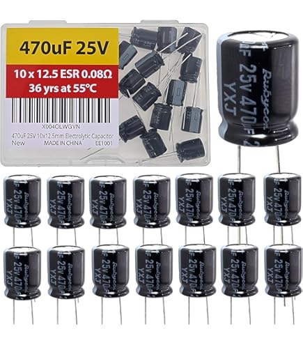 Nichicon Set of 2, 105°C Electrolytic Capacitor 390uF 100V (390
