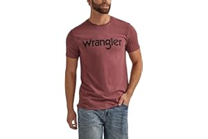 Wrangler Unisex-Adult Men's Western Crew Neck Short Sleeve Tee Shirt