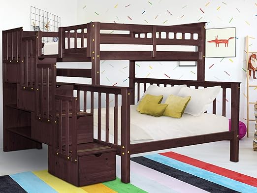 twin over king bunk bed
