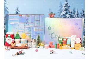 PARTYLAMB Advent Calendar 2025 for Adults Women, 24 Days Advent Beauty Calendar for Teen Girls Christmas Countdown Calendars Bath Body Spa Self Care Gift Basket for Mom Wife Girlfriend Sister Grandma Friend Her