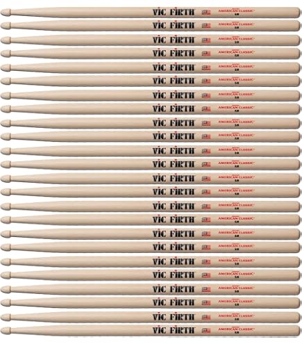Amazon.com: Vic Firth American Classic 5A Drumsticks - Pack of 12