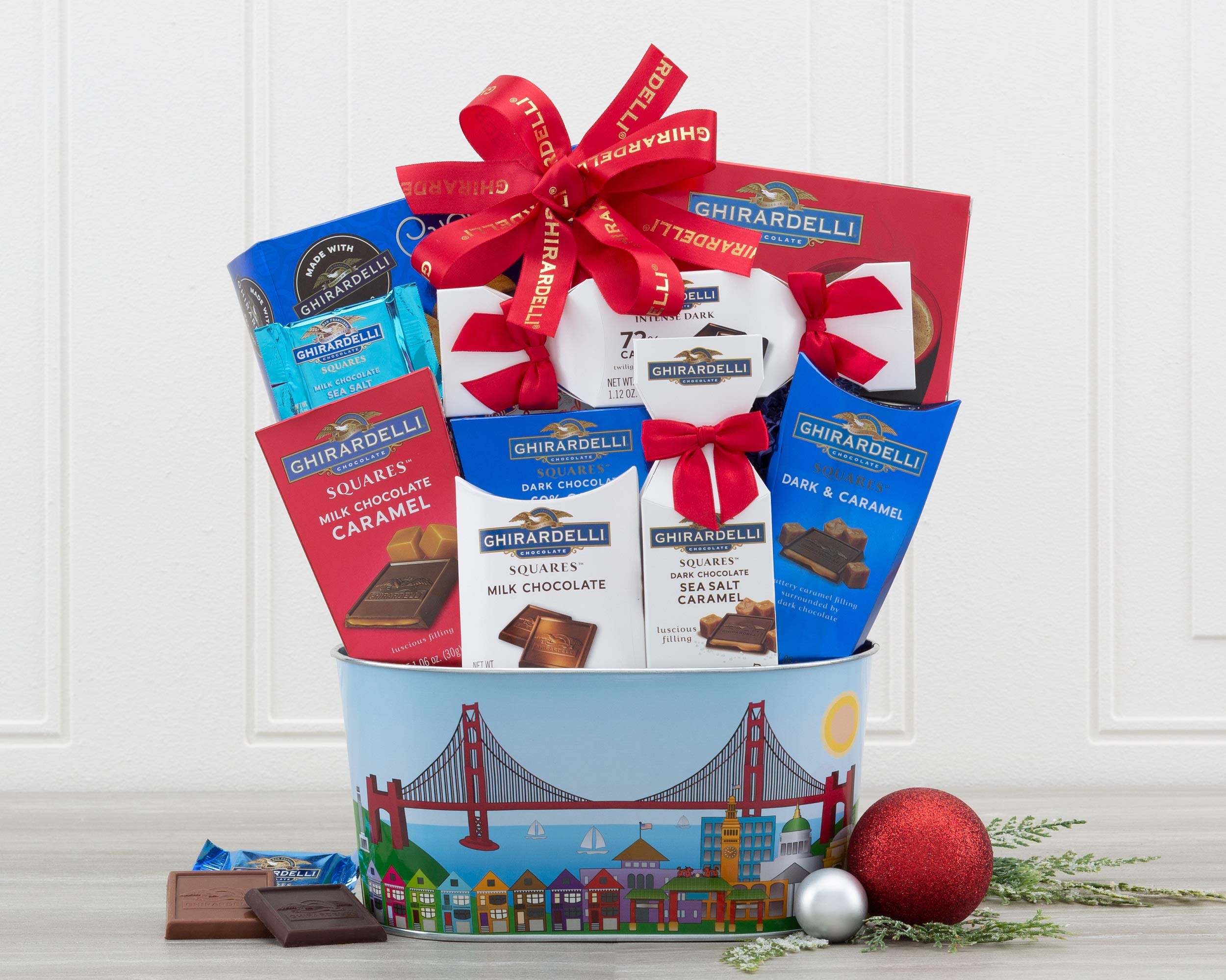 Wine Country Gift Baskets Ghirardelli Milk & Dark Chocolate Gift Basket