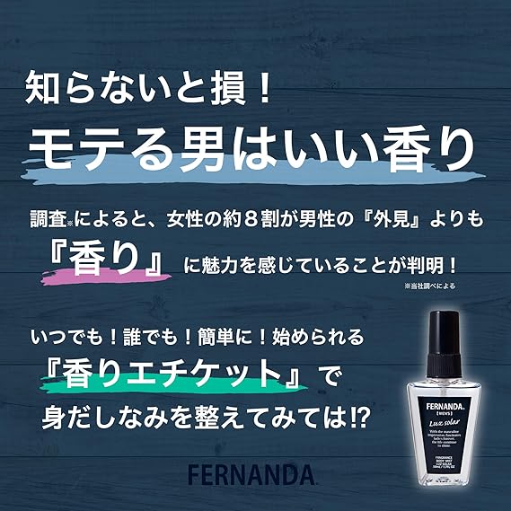 Fernanda フェルナンダ Body Mist For Men Luz Solar ボディミスト フォーメン ルーズソーラー フェルナンダ ボディミスト 通販 Amazon