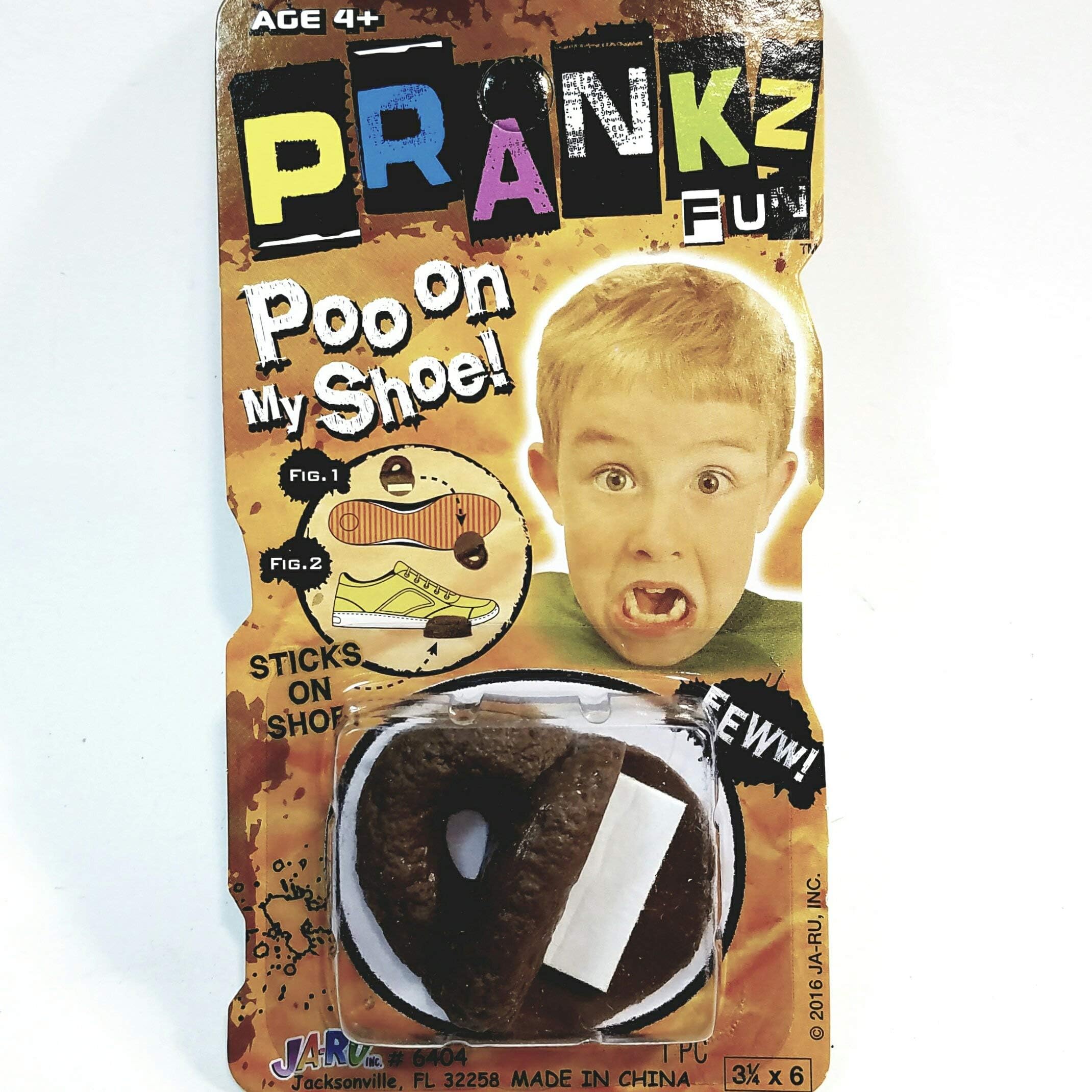 PRANKZ Fake Poo On My Shoe Realistic Looking Plastic Doo Doo Prank Novelty