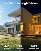 ieGeek No Subscription 2K Solar Security Camera Outdoor Wireless with Built in view 6