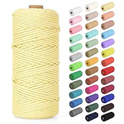 Macrame Cord 2mm x 220Yards (656Feet), Natural
