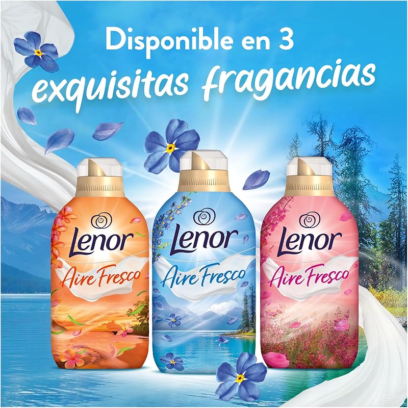 Amaciador de ar fresco para roupa Frescura alpina 76 lavagem, 1,064L, frescura resistente à secagem em ambientes húmidos ou sol intenso
