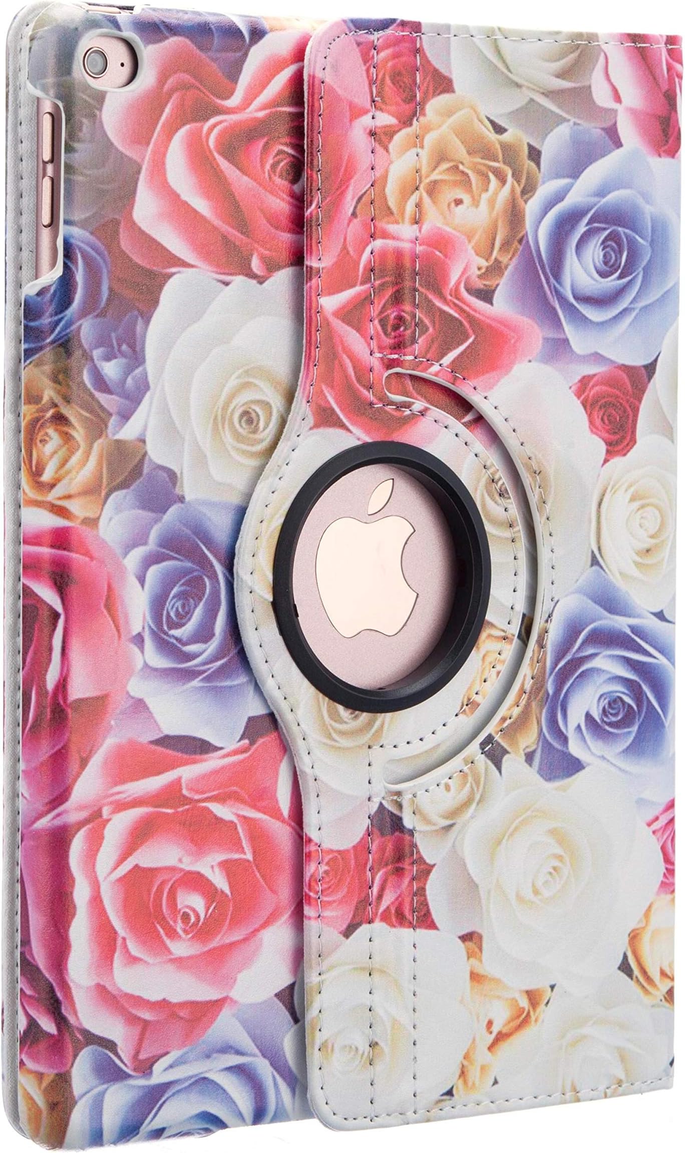 NWNK13 Designer Printed Ipad Mini 1/2 / 3 Generation 360 Rotating Smart Case Cover Pink Butterfly