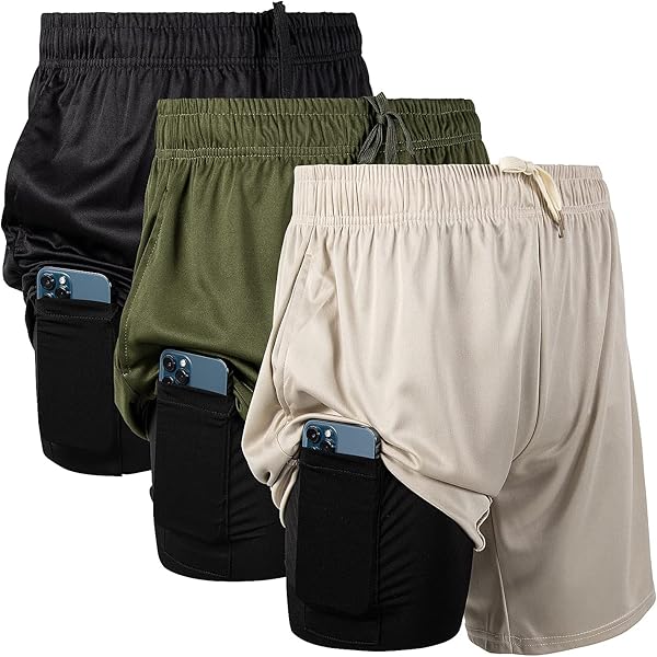 Korte herenzwemshort 100 krijt kaki