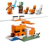 LEGO Minecraft The Fox Lodge 21178 Official Set with Fox Figures view 4