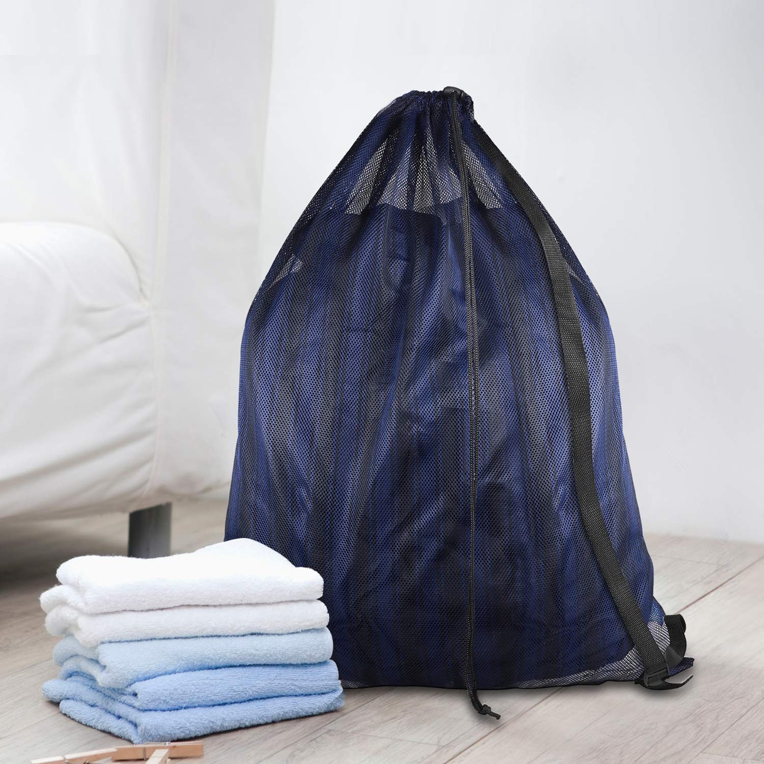 Daly Kate Mesh Equipment Bags,Durable Ball Bags Adjustable Shoulder Strap 24\