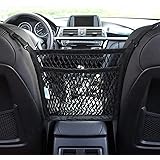 AMEIQ 2-Layer Car Mesh Organizer, Handbag Holder, Purse Pouch Storage Net Pocket, Barrier of Backseat Pet Kids, Driver Storag