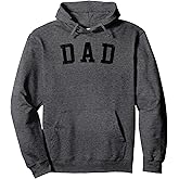 Best Dad Gifts For Father's Day Dad - Classic Bold Font Birthday Dad Pullover Hoodie, Small, Grey