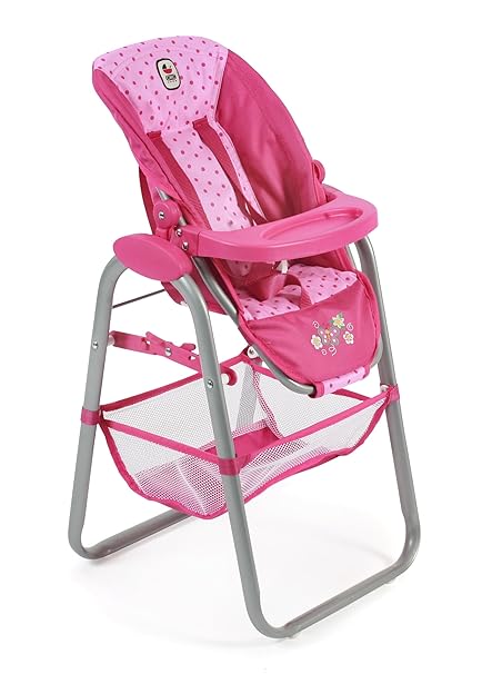 Bayer Chic 2000 655 31 - Puppen-Hochstuhl, Dots Pink