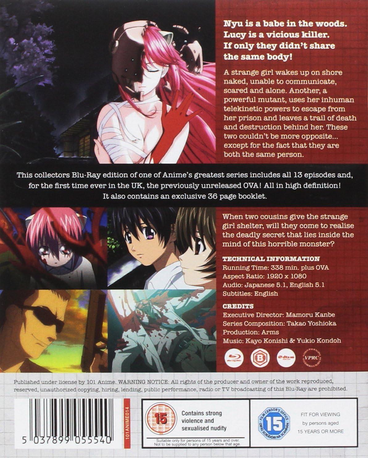 Amazon Co Jp Elfen Lied Collector S Edition Blu Ray Import Anglais Dvd