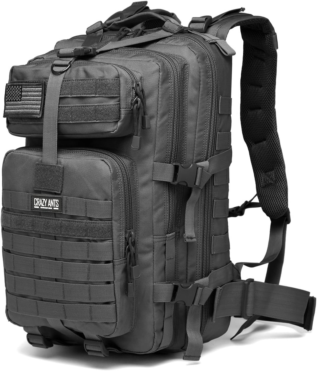 Crazy Ants 3P 37L Outdoor Tactical Backpack Military Rucksacks for
