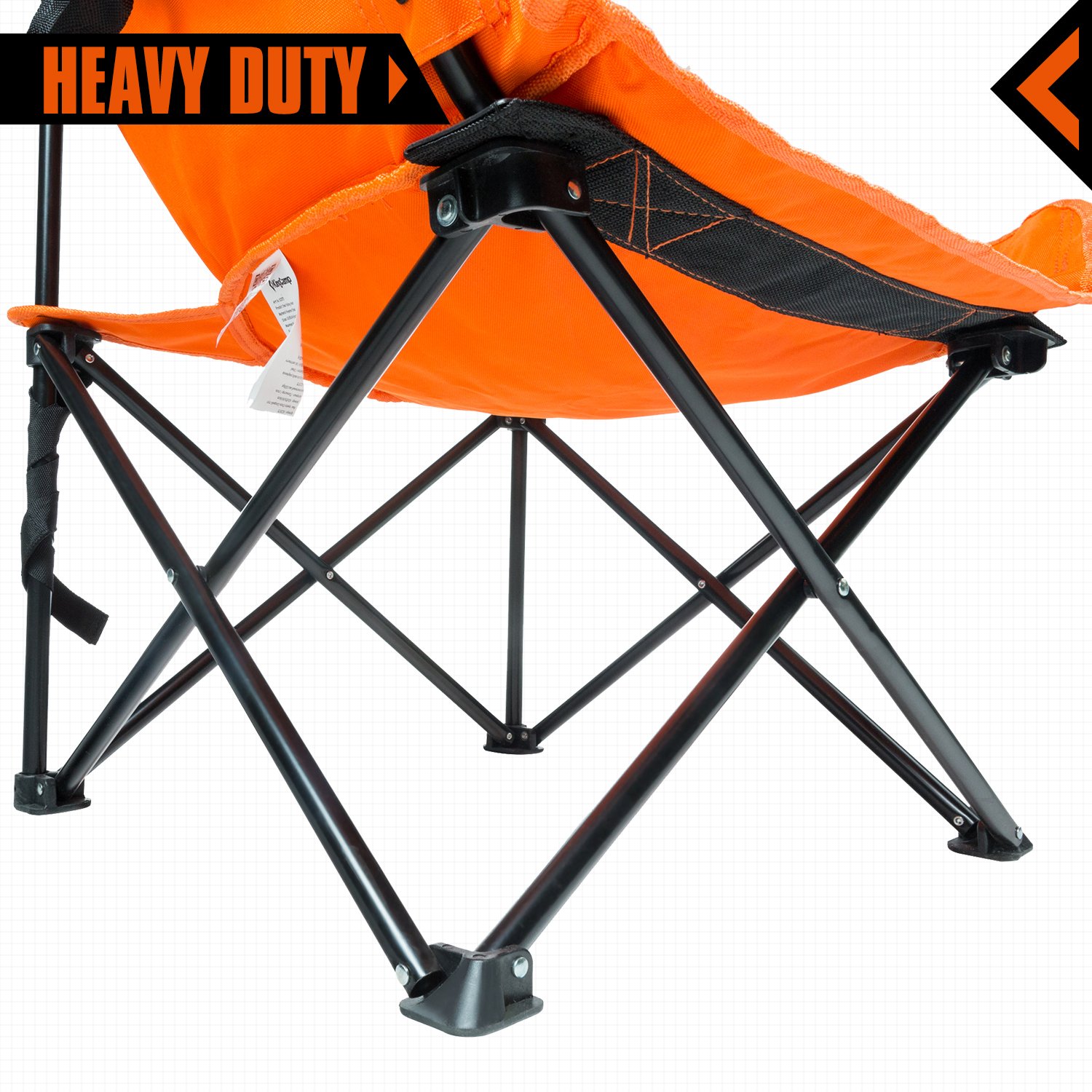 KingCamp Comfortable Light Heavy Duty Steel Folding Chair