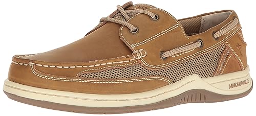 Margaritaville Men's Anchor Lace Boat Shoes-Lightweight and Durable 2 Eye  Lace Up, Light Tan, 11.5 in Kenya | Whizz Loafers \u0026 Slip-Ons
