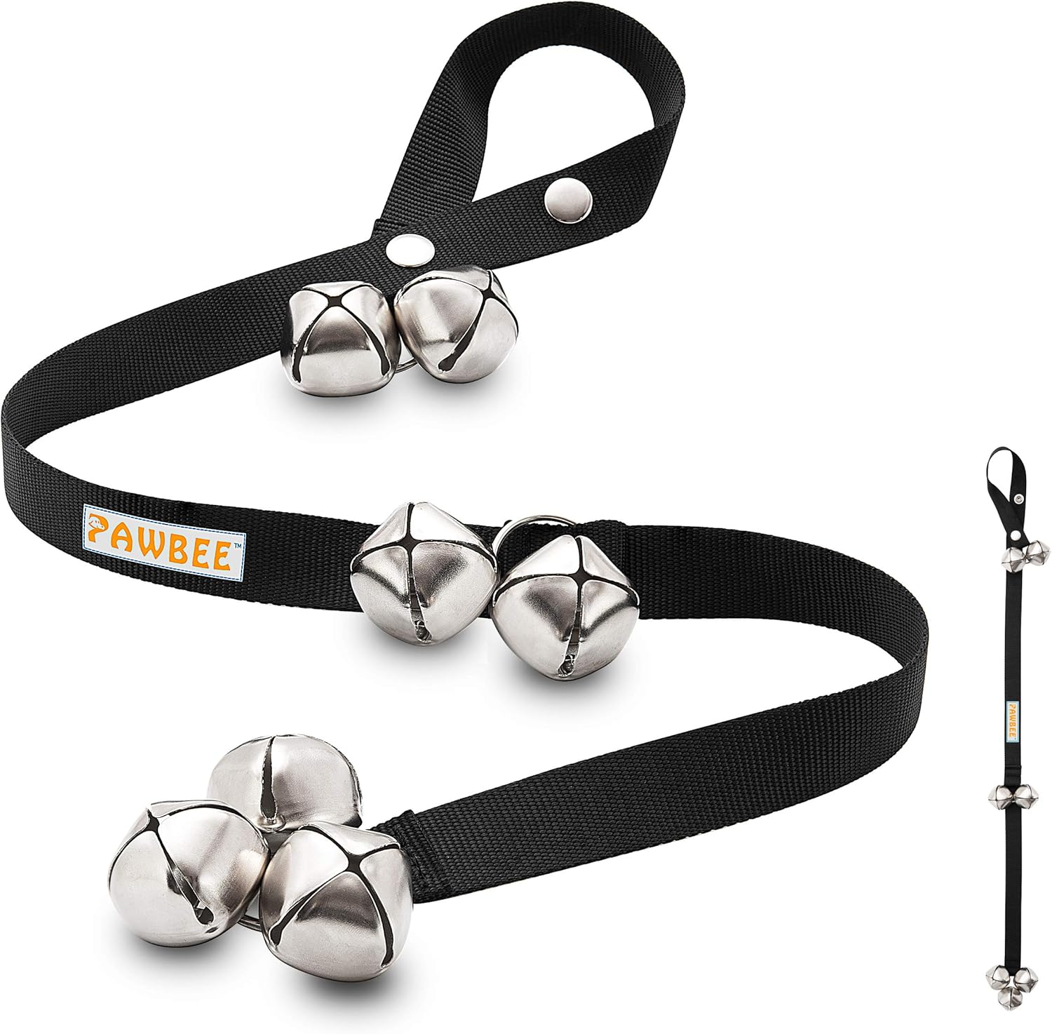 PAWBEE Dog Doorbell Set of 2 Adjustable Dog Training