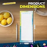 SOL Magnetic Shopping List Pad Fridge 21.5x10cm 80 Sheets view 2