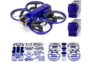 WRAPGRADE Skin Stickers Compatible with DJI Avata 2 (Stratosphere Blue)