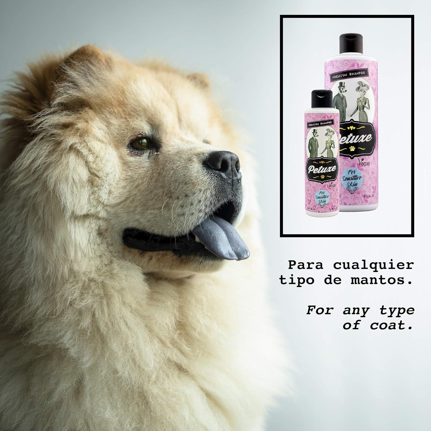 Petuxe Zero% Vegan Shampoo for Pets with Sensitive Skin Dog and Cats Shampoo, Sulfate Free, Silicone Free, Salt Free, All Breed - 500ml - Image 4