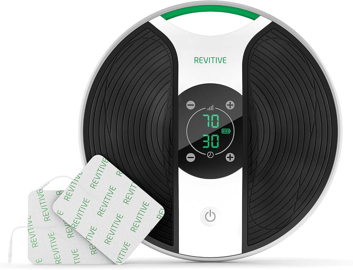 Revitive Medic Knee® - Drug-Free Knee Pain Relief to Support Stability, Strength & Movement, White, XL