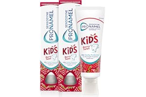 Sensodyne Pronamel Kids Toothpaste, Fluoride Anticavity Toothpaste, Cavity and Enamel Protection, for Ages 2+, Berry Twist Flavored, 4 oz (2 Pack)