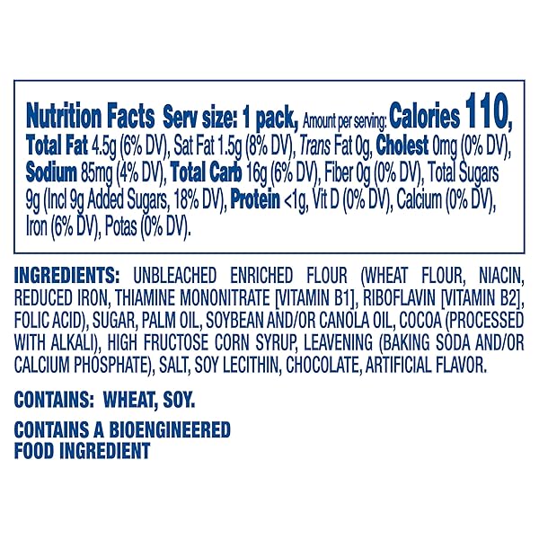 OREO CHOCOLATE SANDWICH COOKIES, 20 SNACK PACKS (2 COOKIES PER PACK)