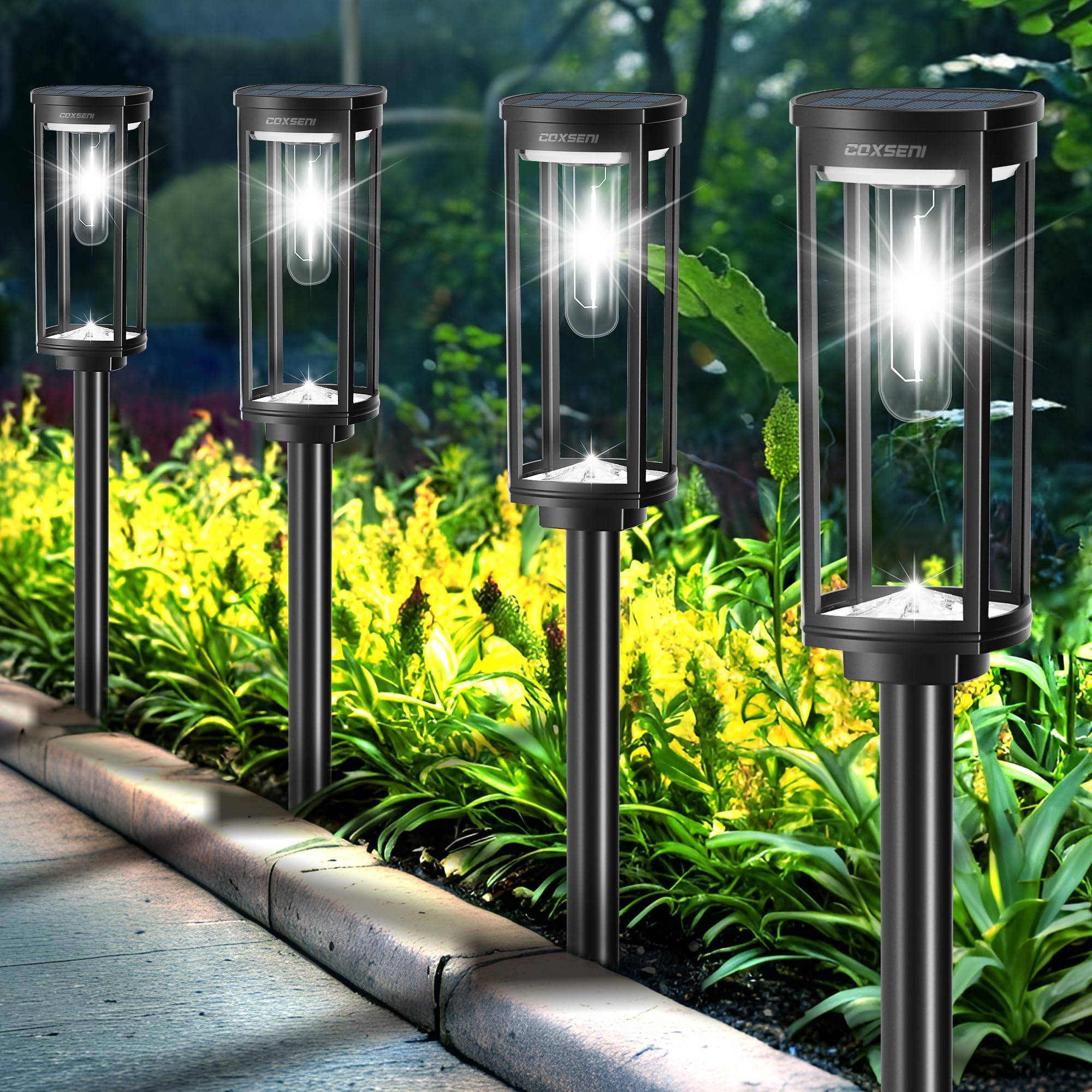 ALFIOT Solar Pathway Lights Outdoor Solar Lights Outdoor, IP65 - View #11